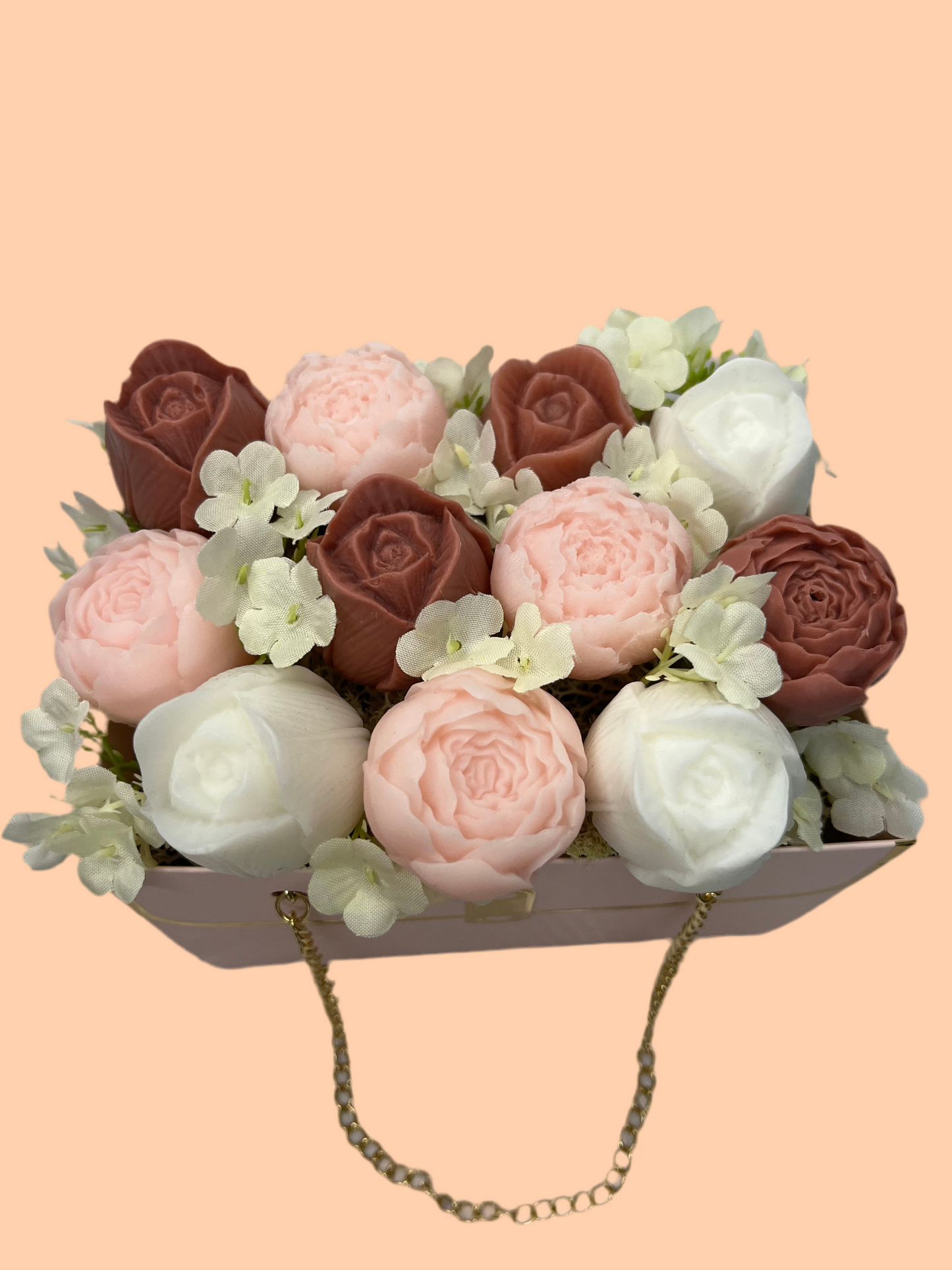 Bouquet de fleurs en savon 👜