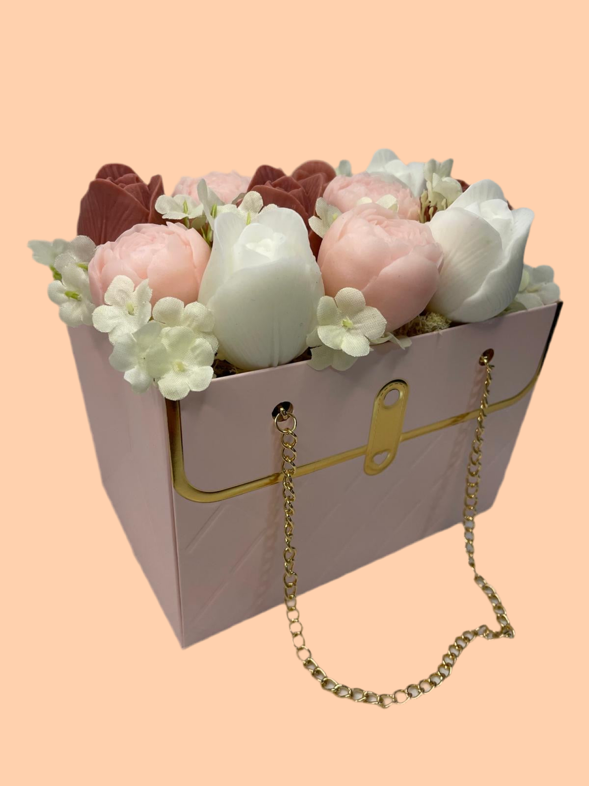 Bouquet de fleurs en savon 👜