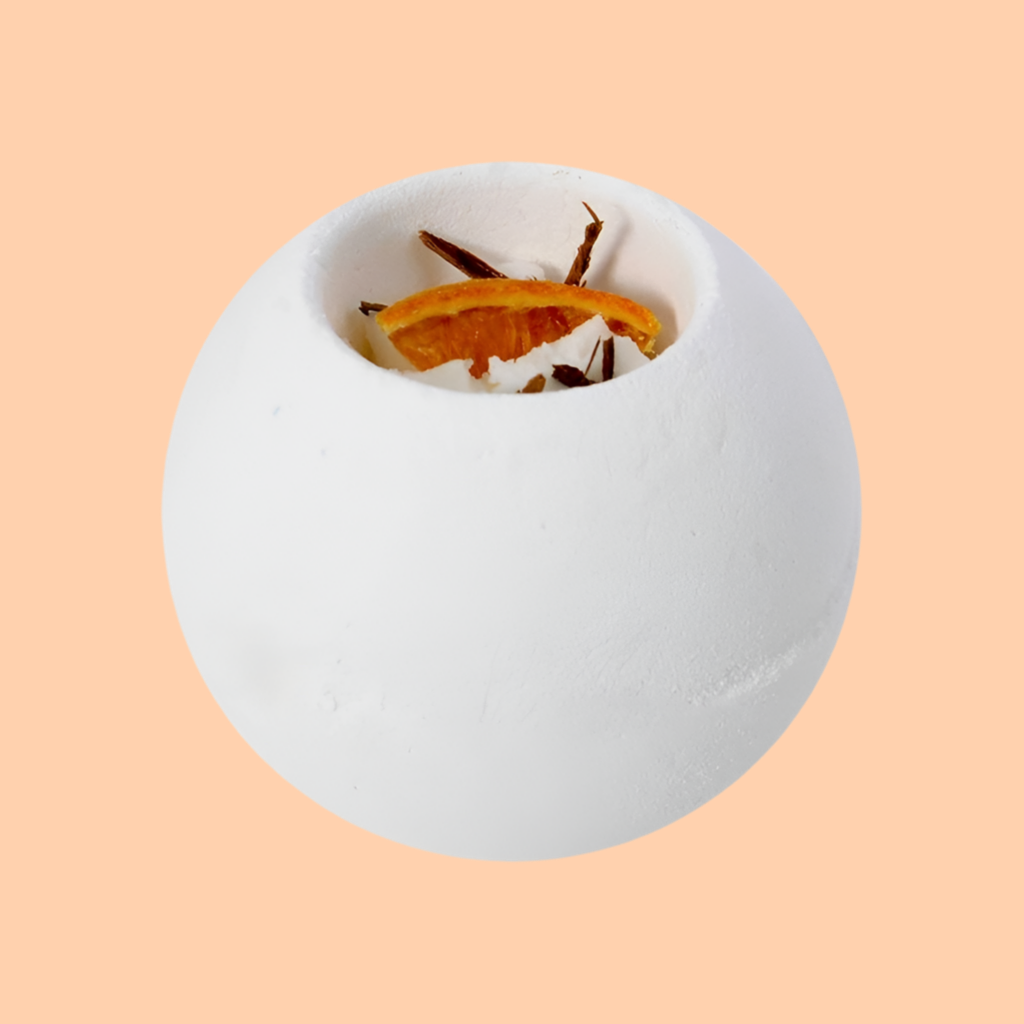 Boule de bain cannelle/orange 180g